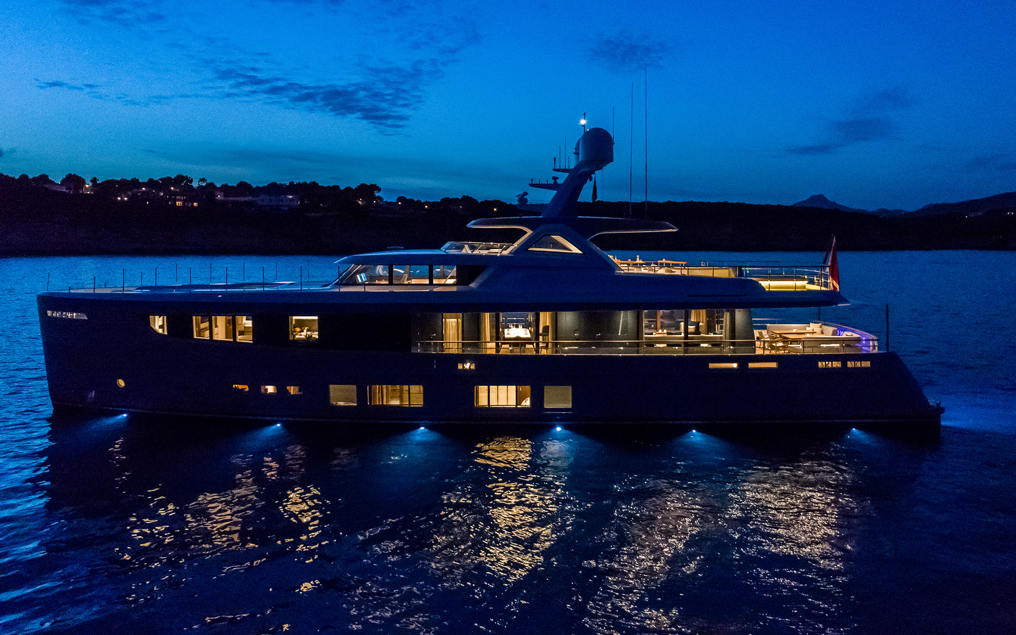 CALYPSO I Formal Dining Area Luxury Yacht Browser by CHARTERWORLD